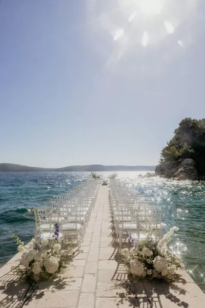 Blue & White Elegance at Villa Dalmacija