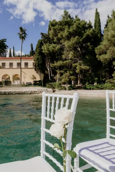 Blue & White Elegance at Villa Dalmacija