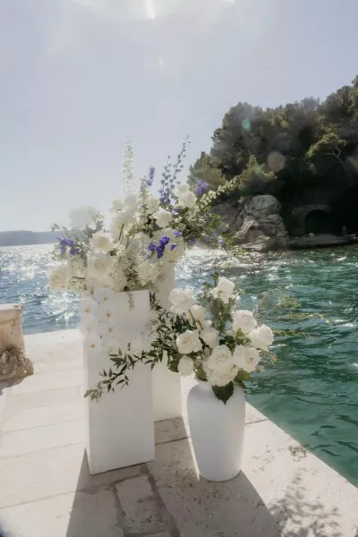 Blue & White Elegance at Villa Dalmacija