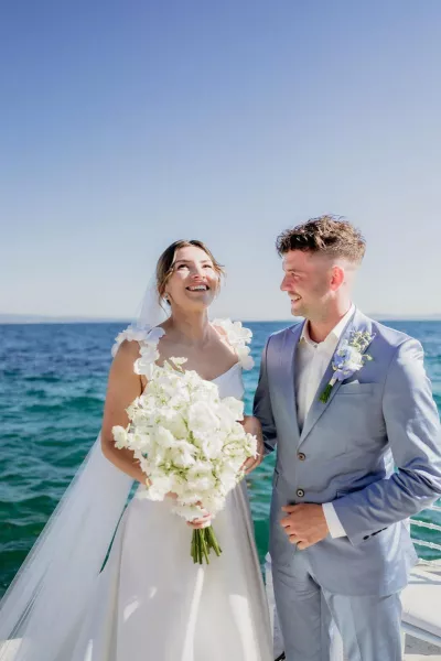 Blue & White Elegance at Villa Dalmacija