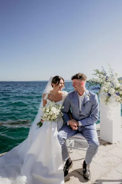 Blue & White Elegance at Villa Dalmacija