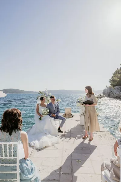 Blue & White Elegance at Villa Dalmacija