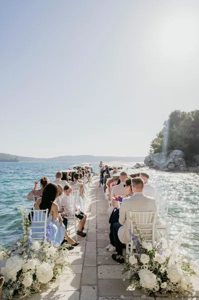 Blue & White Elegance at Villa Dalmacija