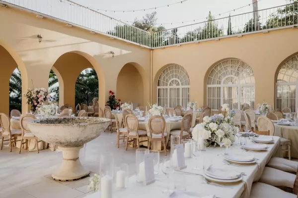Blue & White Elegance at Villa Dalmacija