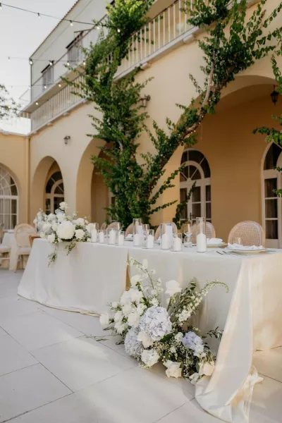 Blue & White Elegance at Villa Dalmacija