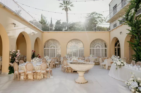 Blue & White Elegance at Villa Dalmacija