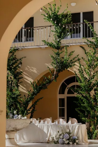 Blue & White Elegance at Villa Dalmacija