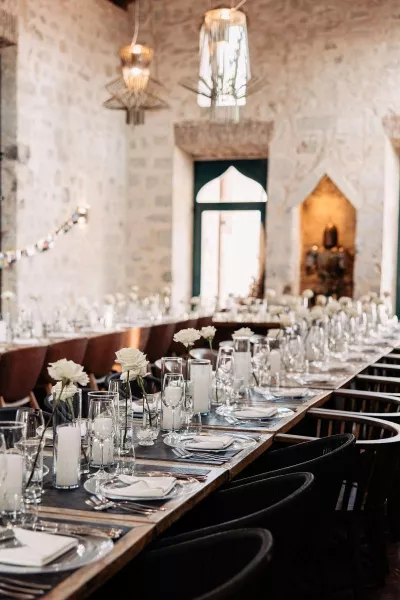 All-White Romance in Historic Maškovića Han