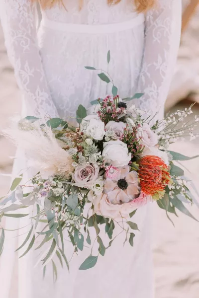 Boho beach wedding