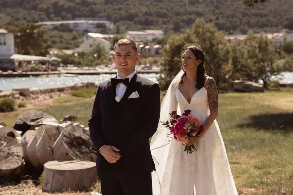 Kathy & Kevin’s Vibrant Island Wedding in Ugljan, Croatia