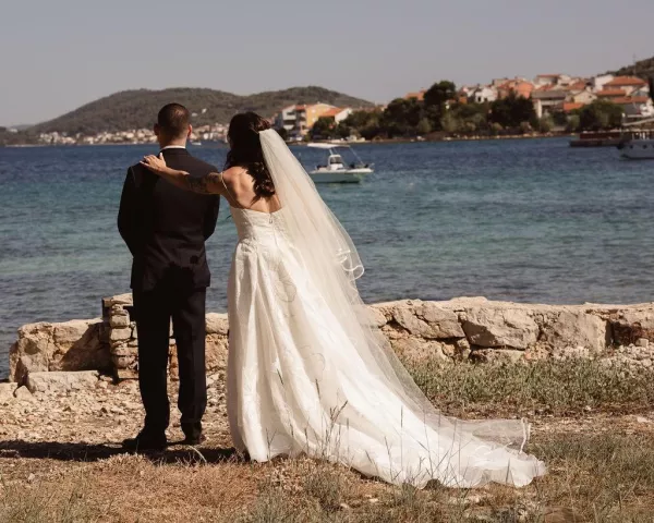 Kathy & Kevin’s Vibrant Island Wedding in Ugljan, Croatia