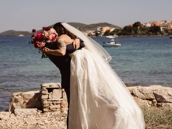 Kathy & Kevin’s Vibrant Island Wedding in Ugljan, Croatia