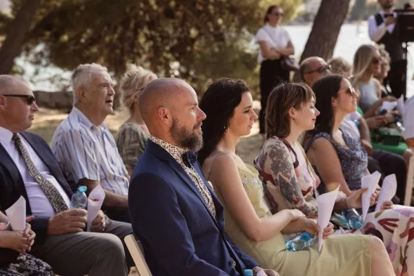 Kathy & Kevin’s Vibrant Island Wedding in Ugljan, Croatia