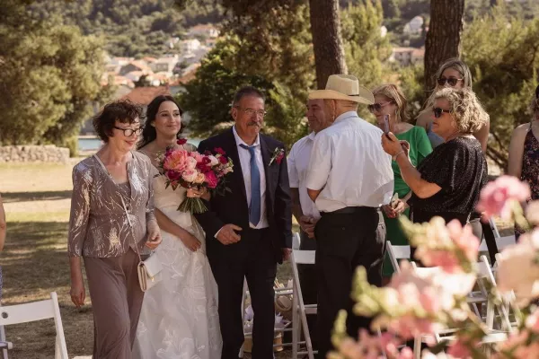Kathy & Kevin’s Vibrant Island Wedding in Ugljan, Croatia