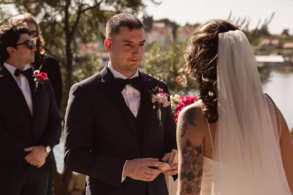 Kathy & Kevin’s Vibrant Island Wedding in Ugljan, Croatia