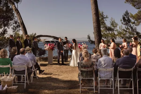 Kathy & Kevin’s Vibrant Island Wedding in Ugljan, Croatia