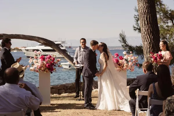 Kathy & Kevin’s Vibrant Island Wedding in Ugljan, Croatia