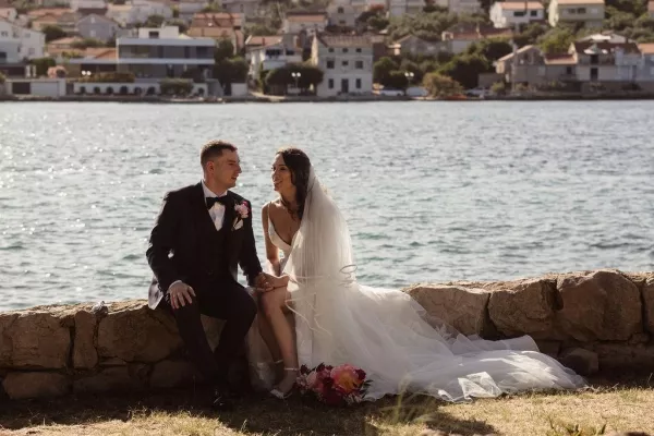 Kathy & Kevin’s Vibrant Island Wedding in Ugljan, Croatia