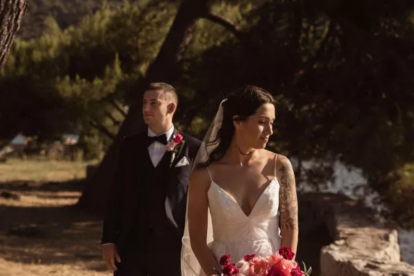 Kathy & Kevin’s Vibrant Island Wedding in Ugljan, Croatia