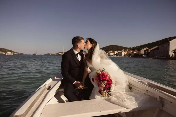 Kathy & Kevin’s Vibrant Island Wedding in Ugljan, Croatia