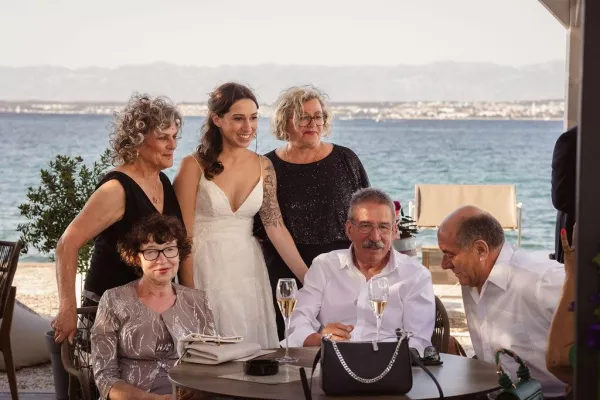 Kathy & Kevin’s Vibrant Island Wedding in Ugljan, Croatia