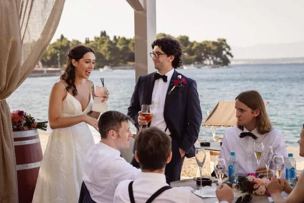 Kathy & Kevin’s Vibrant Island Wedding in Ugljan, Croatia