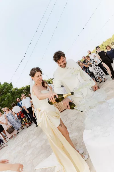 Modern wedding in Crvena Luka, Zadar