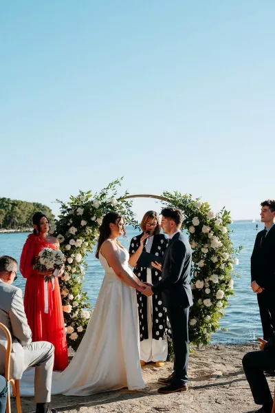 Elegant Intimate Wedding by the Sea in Croatia
