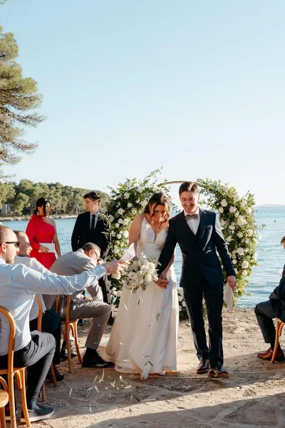 Elegant Intimate Wedding by the Sea in Croatia