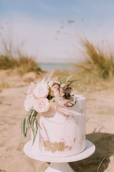 Boho beach wedding