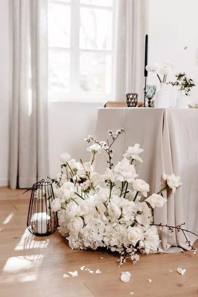 Modern Monochromatic Wedding