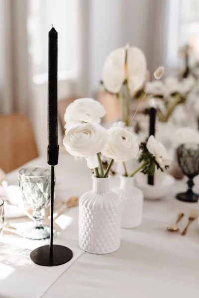 Modern Monochromatic Wedding