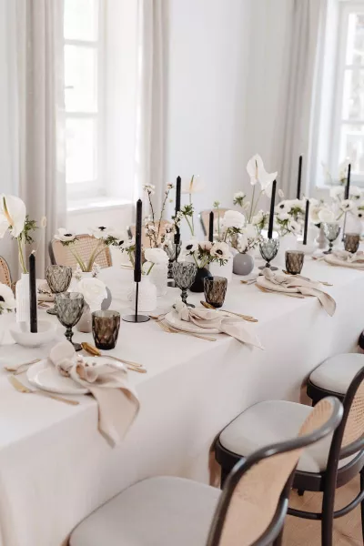 Modern Monochromatic Wedding