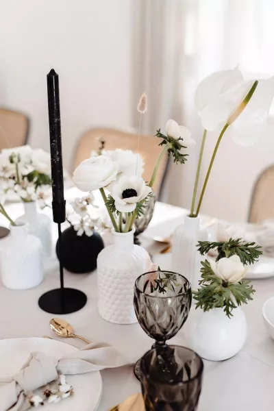 Modern Monochromatic Wedding