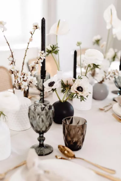 Modern Monochromatic Wedding