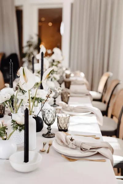 Modern Monochromatic Wedding