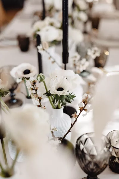 Modern Monochromatic Wedding