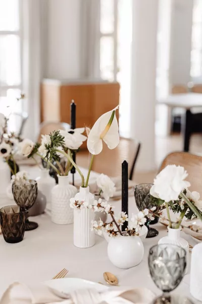 Modern Monochromatic Wedding