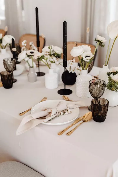 Modern Monochromatic Wedding