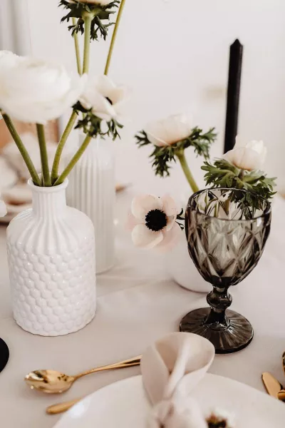 Modern Monochromatic Wedding