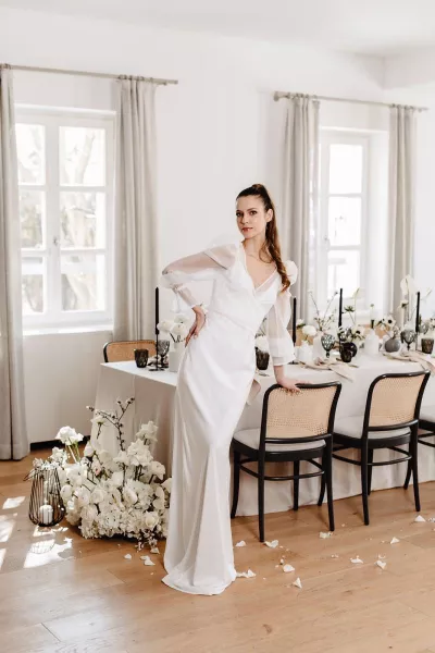 Modern Monochromatic Wedding