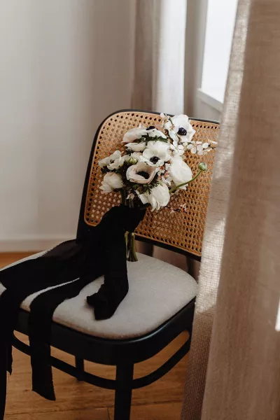 Modern Monochromatic Wedding