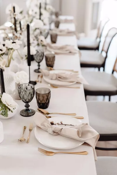 Modern Monochromatic Wedding