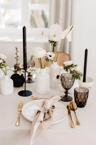 Modern Monochromatic Wedding